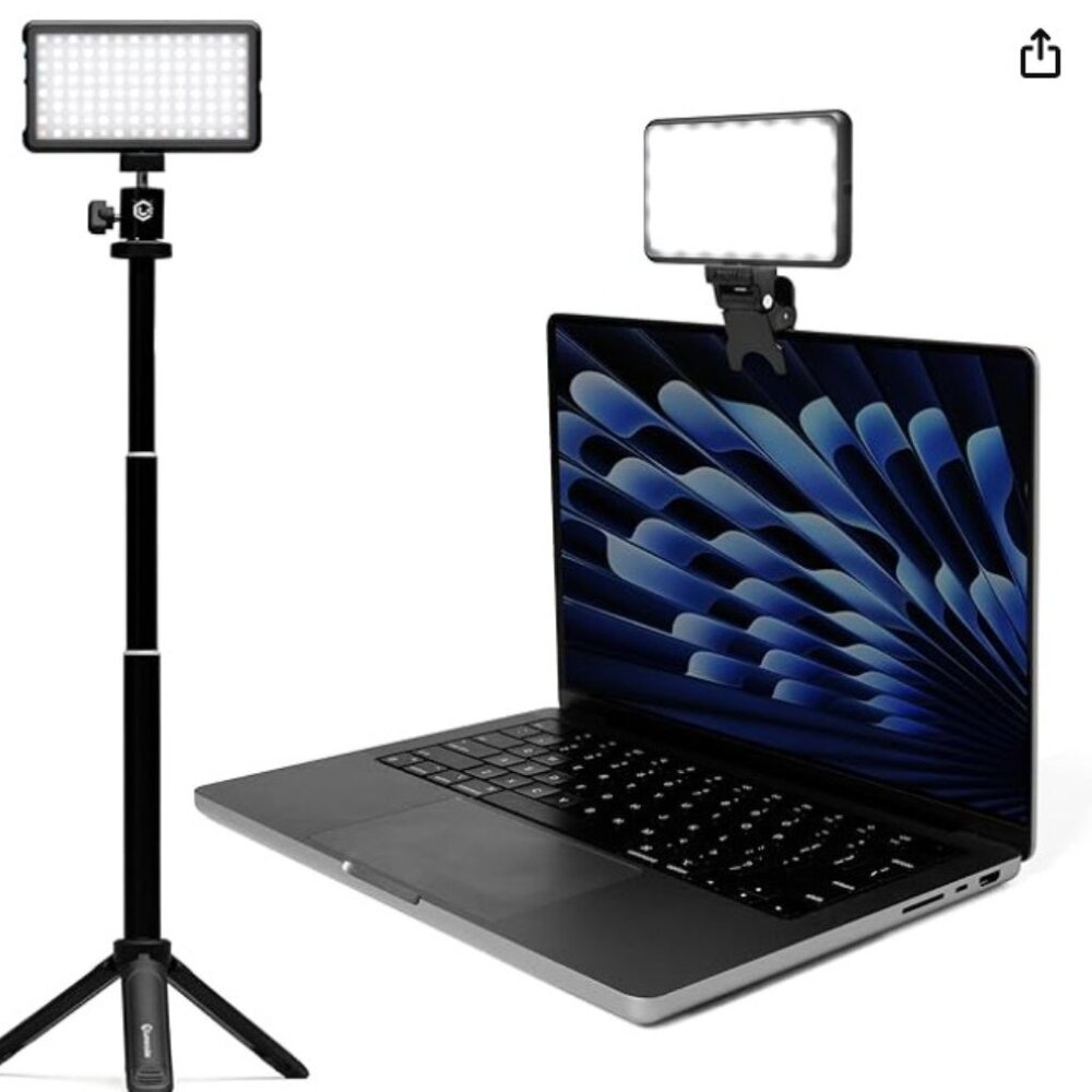 Lume Cube Broadcast Lighting Kit Live Stream Webcam Light for Computer & Laptop